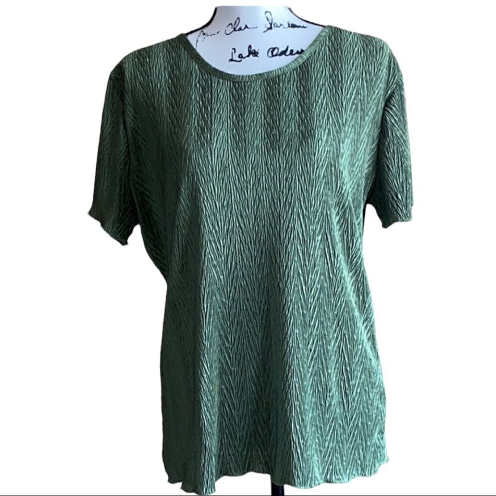 Jaclyn Smith Women’s Popover Green Top